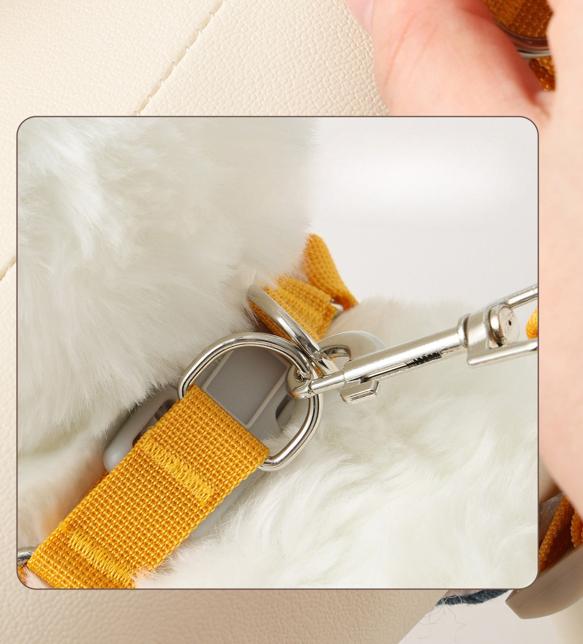 Plaid Denim Dog Accessory Set for Dogs – Yellow