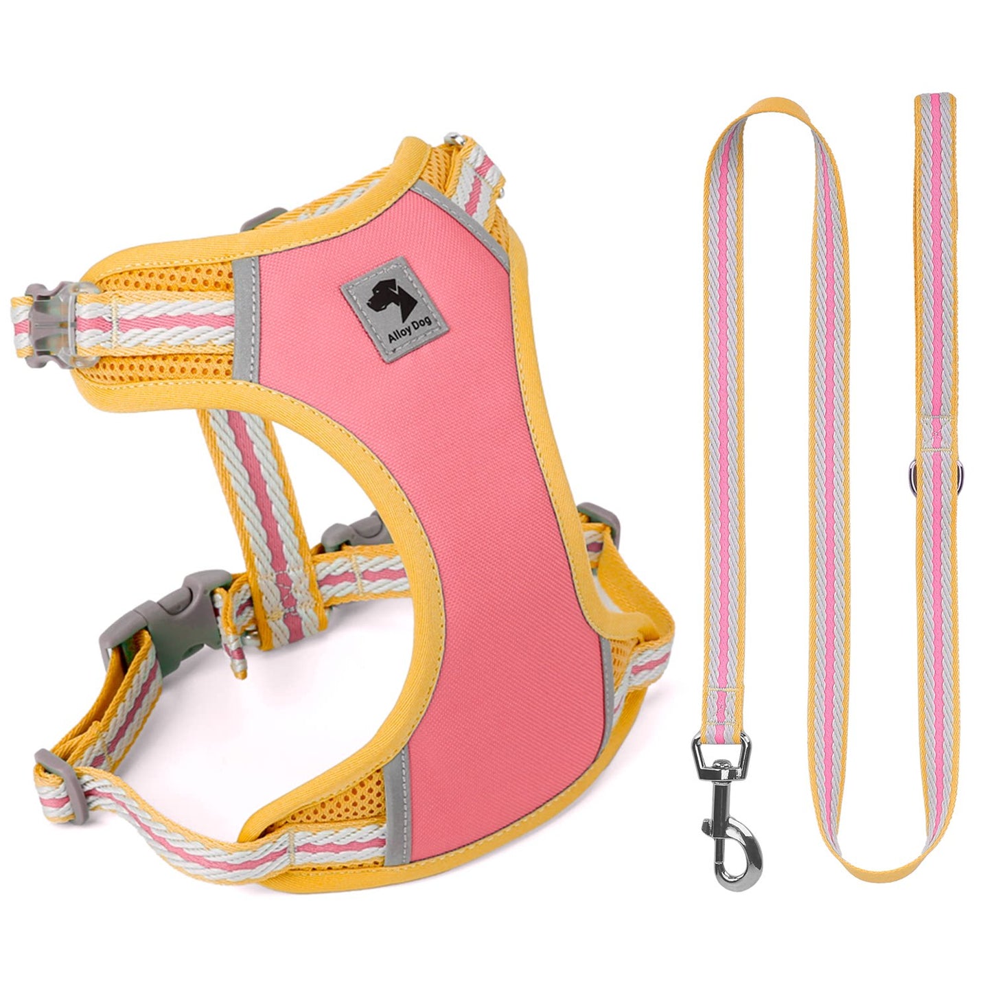 Reflective Mesh Harness & Leash Set