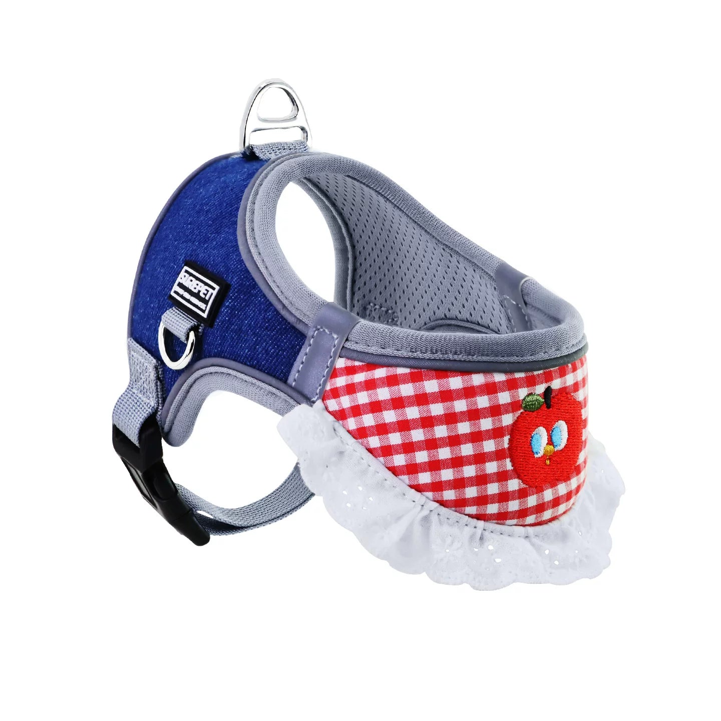 Denim Bandana Harness & Leash Set