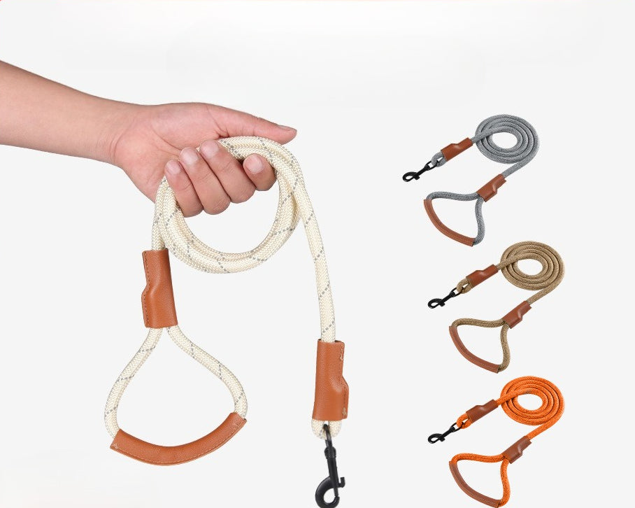 Reflective Slip Lead Dog Leash for Dogs – Grey