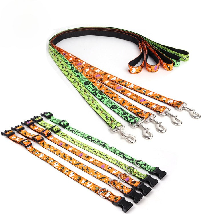 Halloween Pattern Dog Collar
