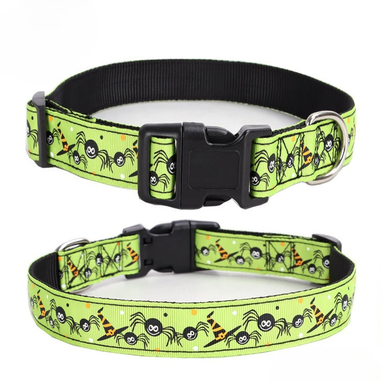 Halloween Pattern Dog Collar