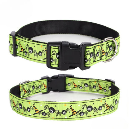 Halloween Pattern Dog Collar