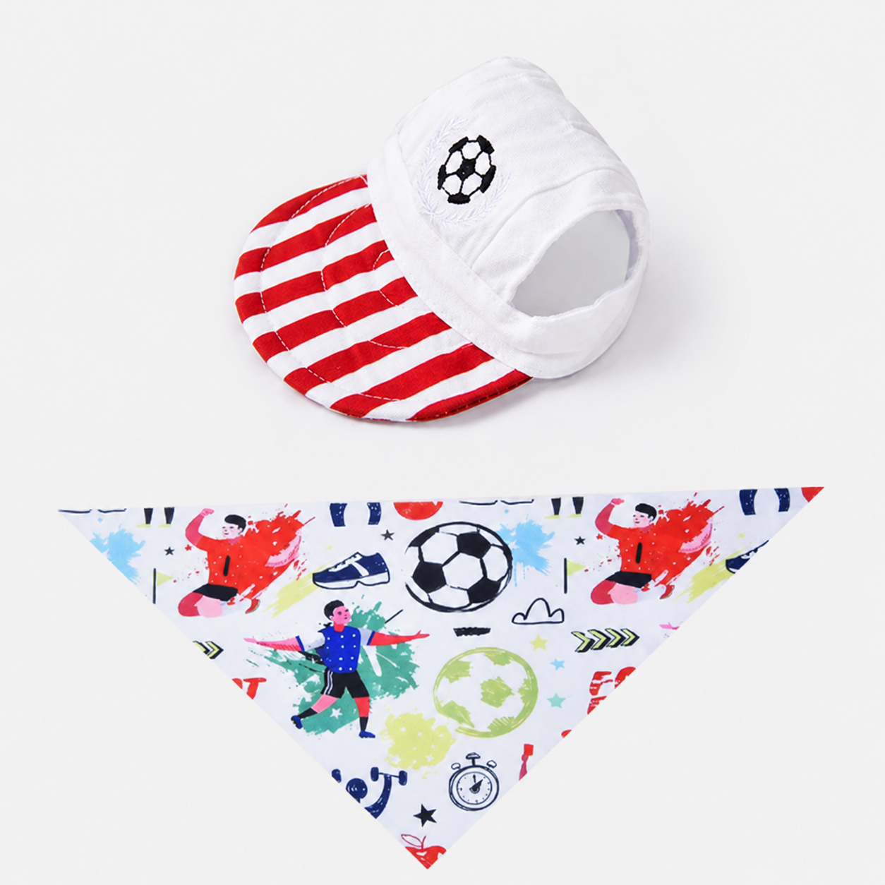 Soccer Fan Dog Hat