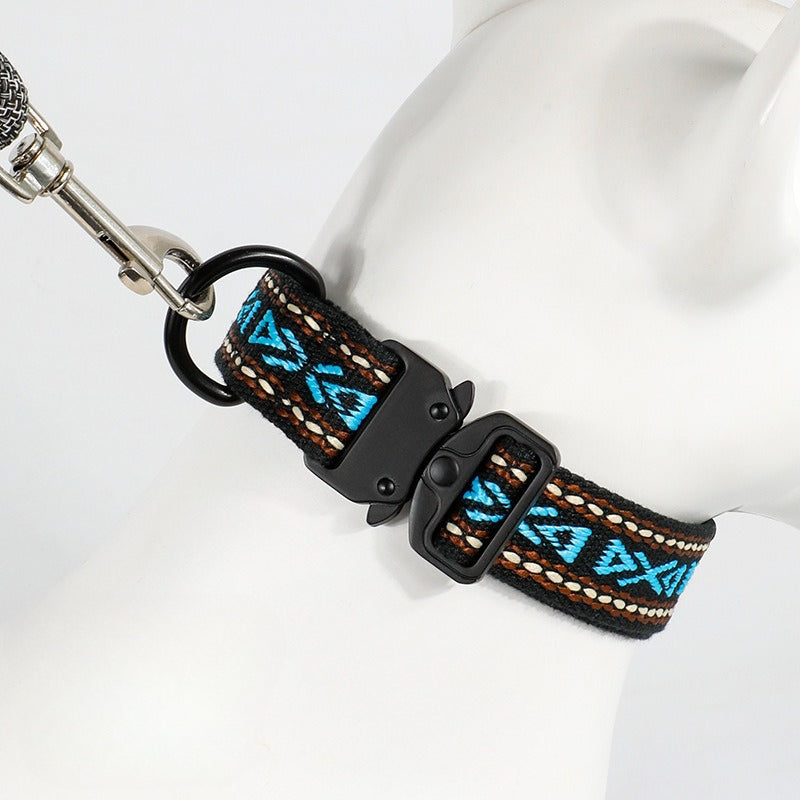 Tribal Collar & Leash Set – Multi