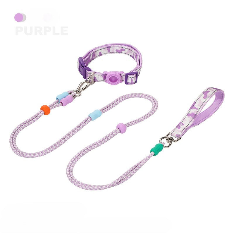 Braided Reflective Collar & Leash Set