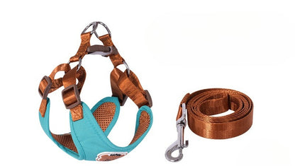 Breathable Mesh Harness & Leash Set