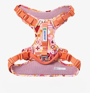 Reflective Patterned Dog Harness