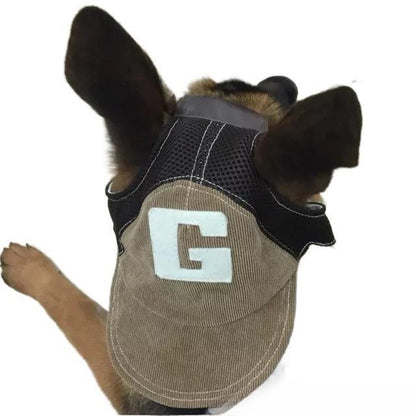 Corduroy G-Patch Dog Hat