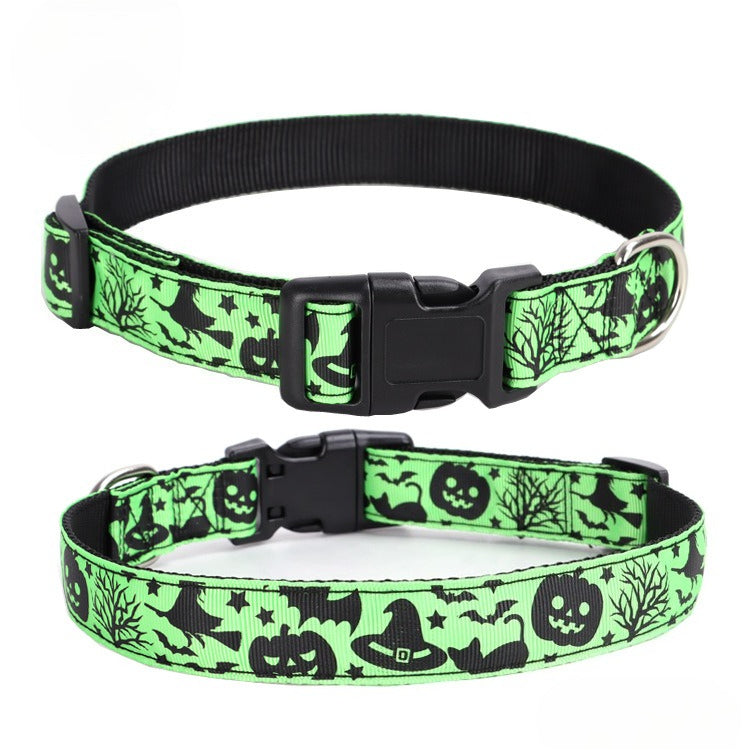 Halloween Pattern Dog Collar