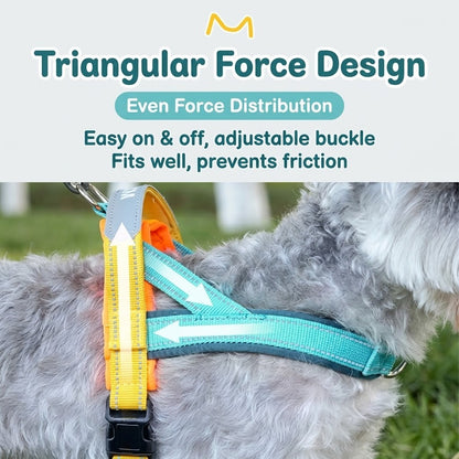 T-Shaped Anti-Pull Reflective Dog Harness