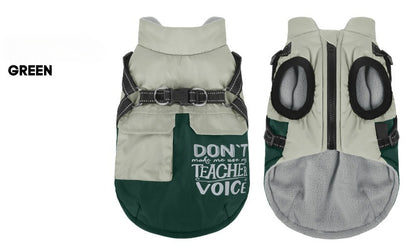 Waterproof Fleece-Lined Dog Harness