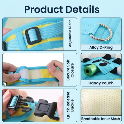 Cartoon Hands & Feet Harness & Leash Set
