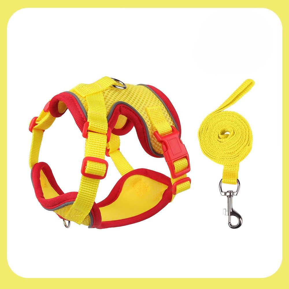 Reflective Mesh Harness & Leash Set