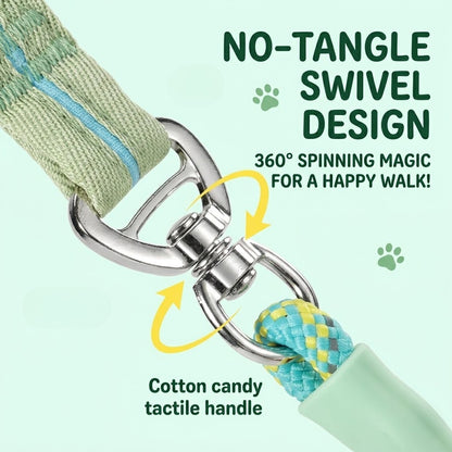 Integrated Anti-Pull Reflective Dog Leash