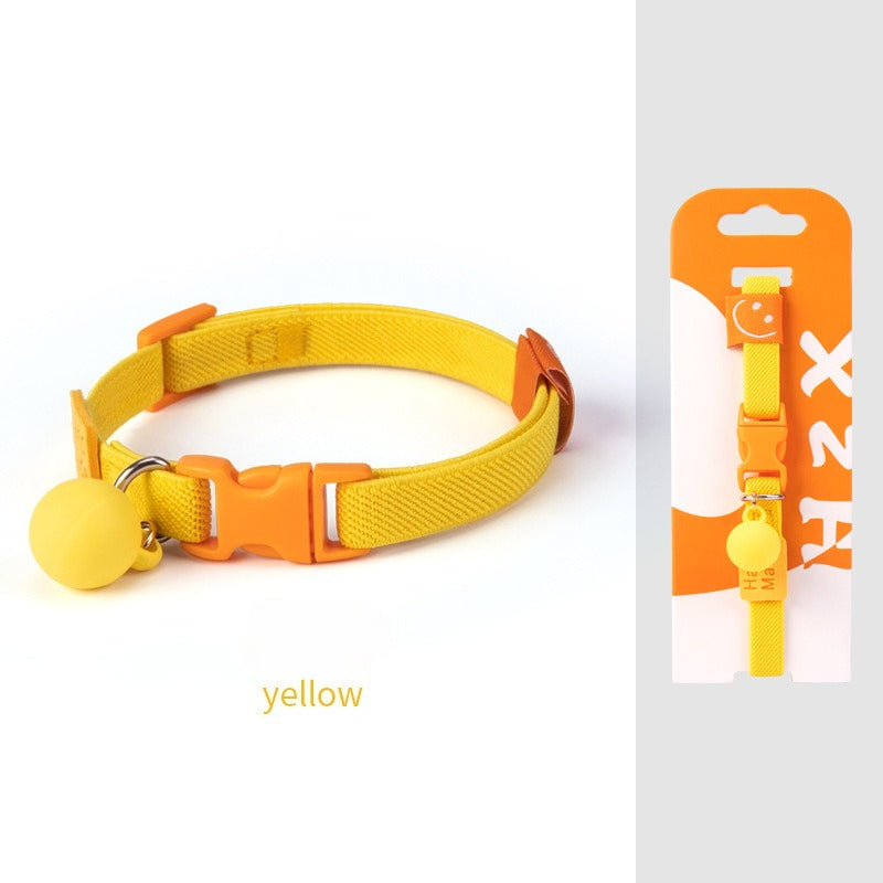 Checkered Elastic Dog Collar
