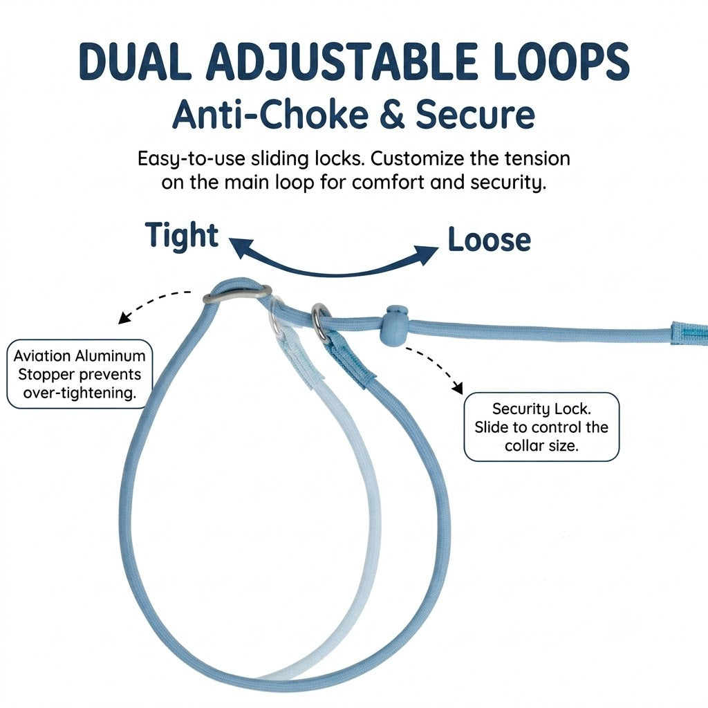 Dual Handle Training Dog Leash