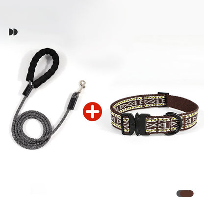 Tribal Collar & Leash Set – Multi