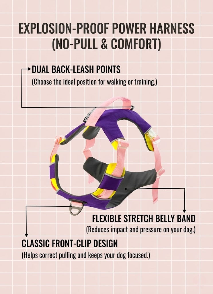 Reflective No-Pull Dog Harness