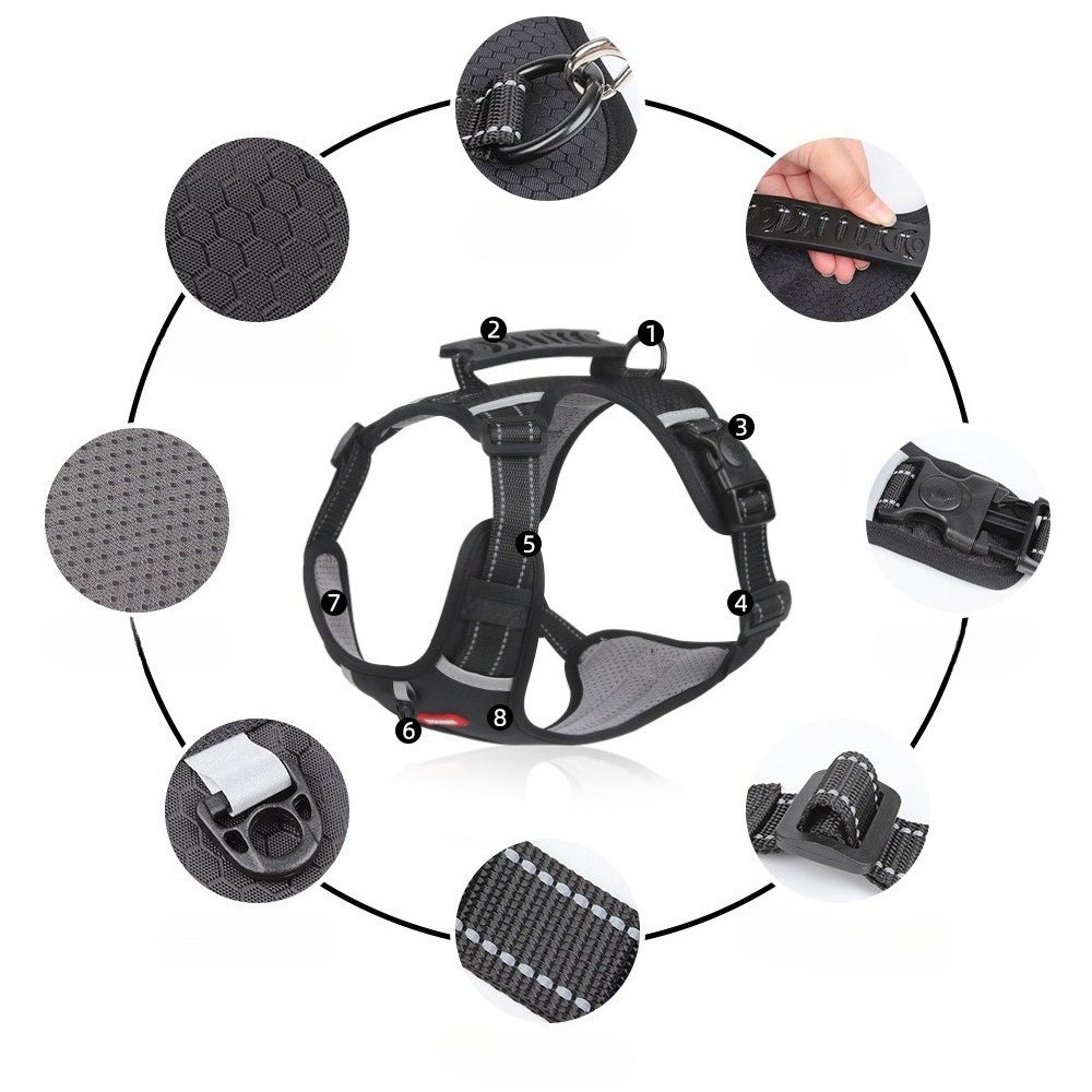 Reflective No-Pull Dog Harness