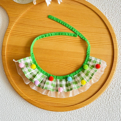 Plaid Birthday Hat & Bandana Set