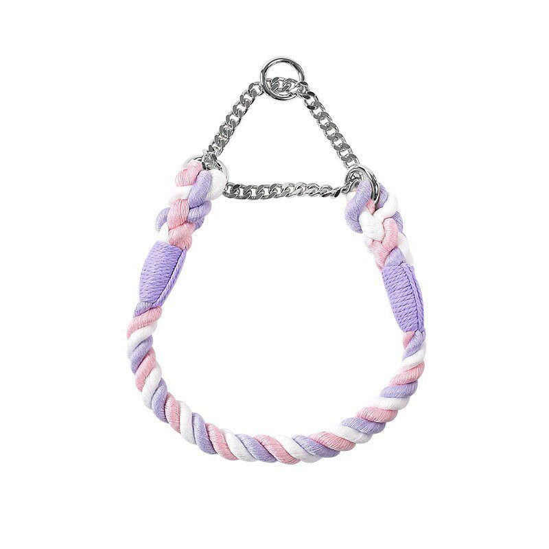 Braided Rope Collar & Leash Set