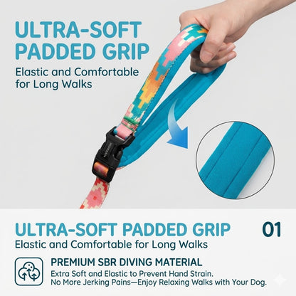 Patterned Hands-Free Dog Leash
