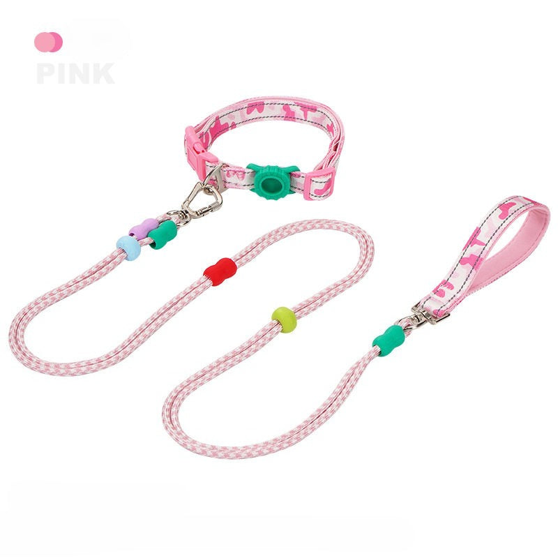 Braided Reflective Collar & Leash Set