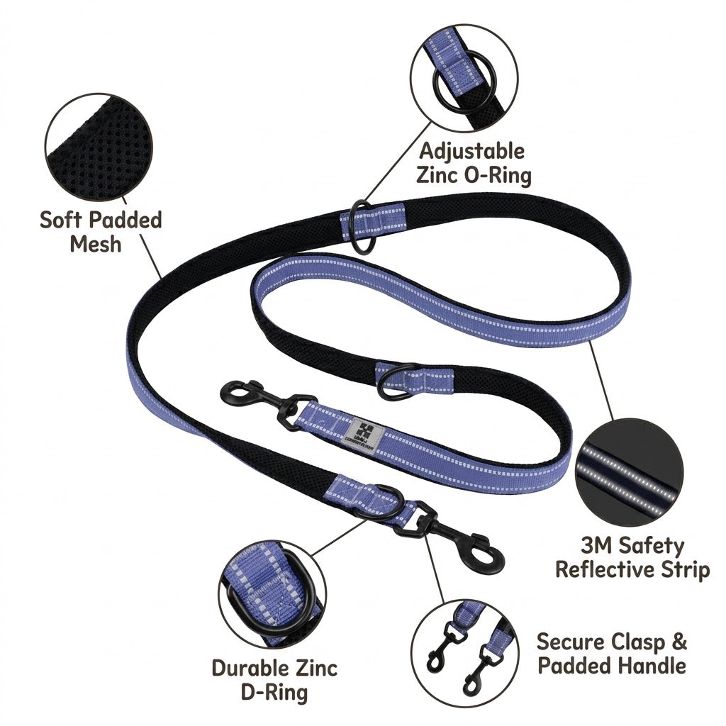 Multi-functional Reflective Dog Leash