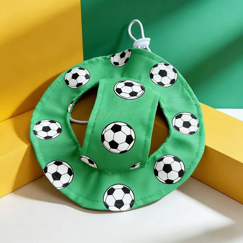 Soccer Pattern Dog Hat