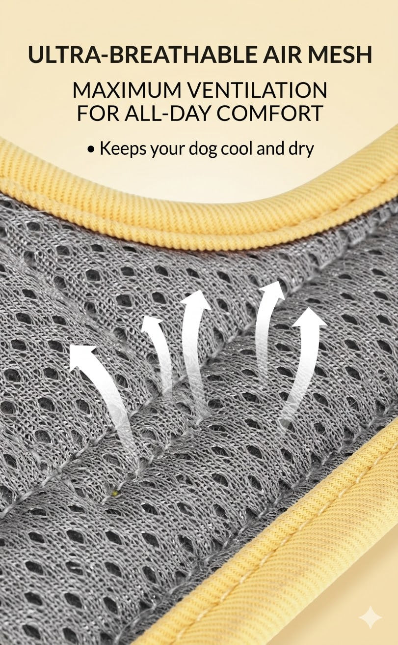 Checkerboard Reflective Dog Harness
