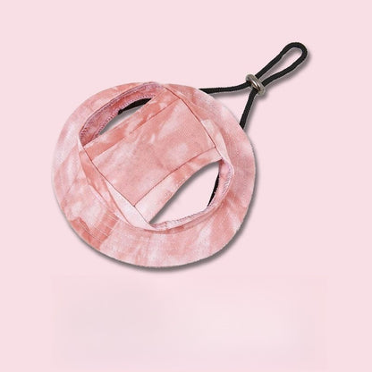 Tie-Dye Sun Protection Dog Hat