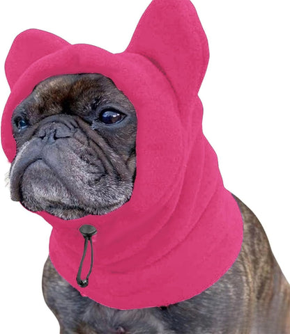 Winter Warm Fleece Dog Hat – Red