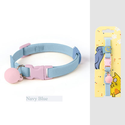Checkered Elastic Dog Collar