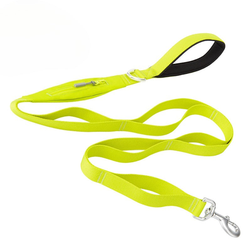 Lightweight CORDURA Dog Leash with Storage Pocket