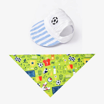 Soccer Fan Dog Hat