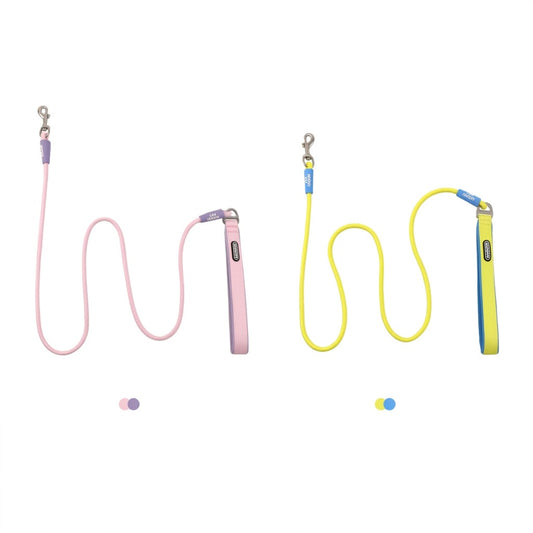 Geometric Color-Block Dog Leash