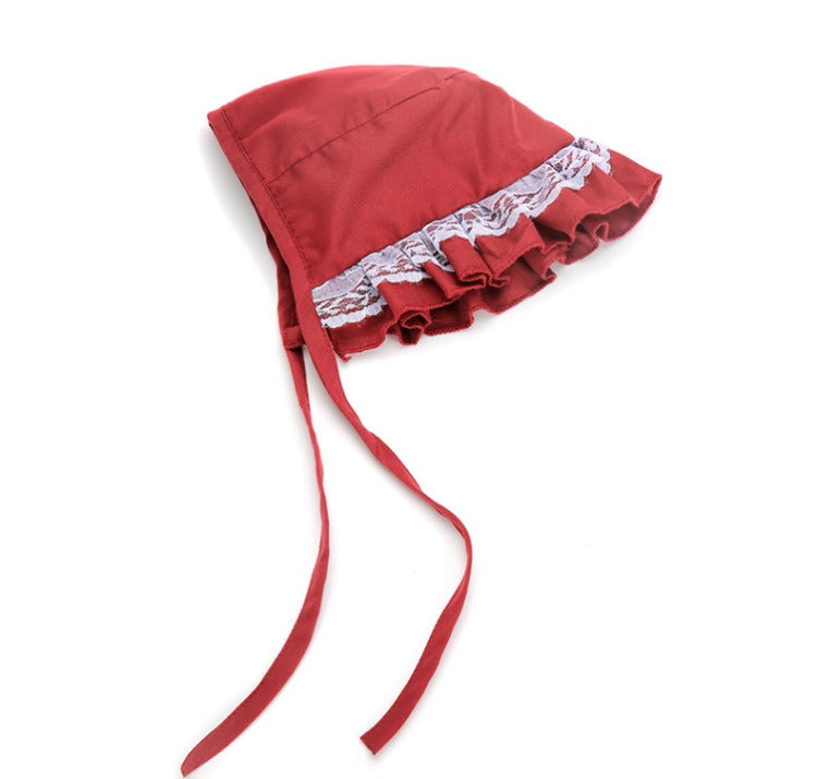 Lace Trim Dog Hat