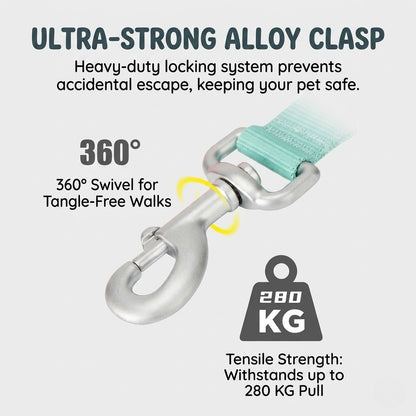 Lightweight CORDURA Dog Leash with Storage Pocket