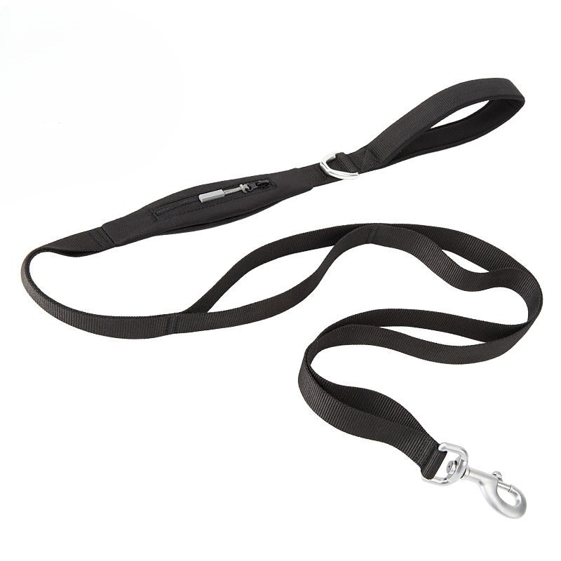Lightweight CORDURA Dog Leash with Storage Pocket