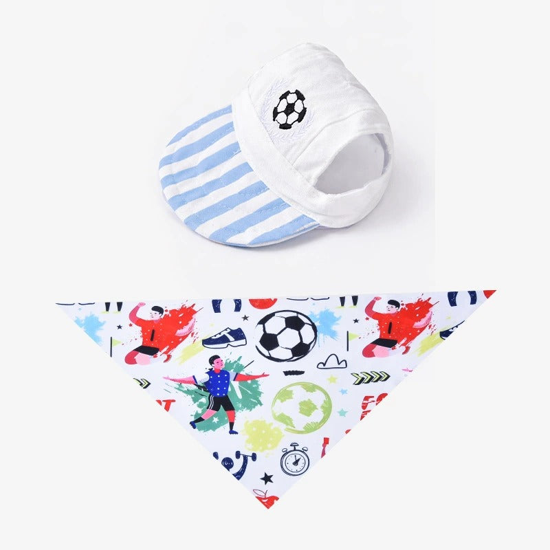 Soccer Fan Dog Hat