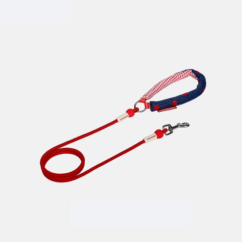 Retro Plaid Dog Leash