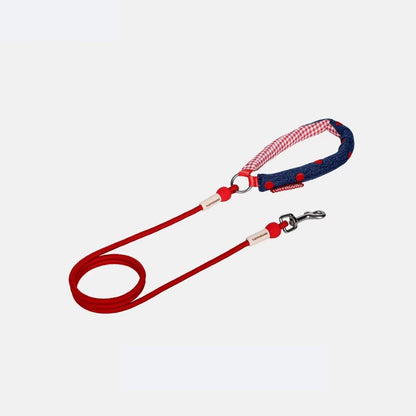 Retro Plaid Dog Leash