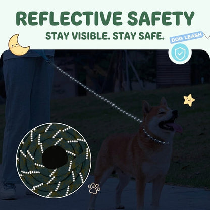 Integrated Anti-Pull Reflective Dog Leash