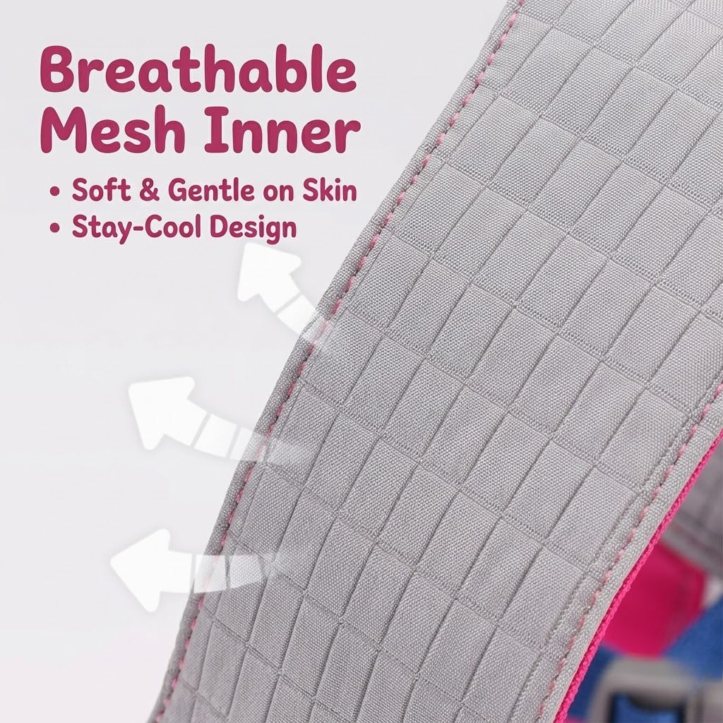 Lightweight Breathable Harness & Leash Set