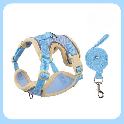 Reflective Mesh Harness & Leash Set