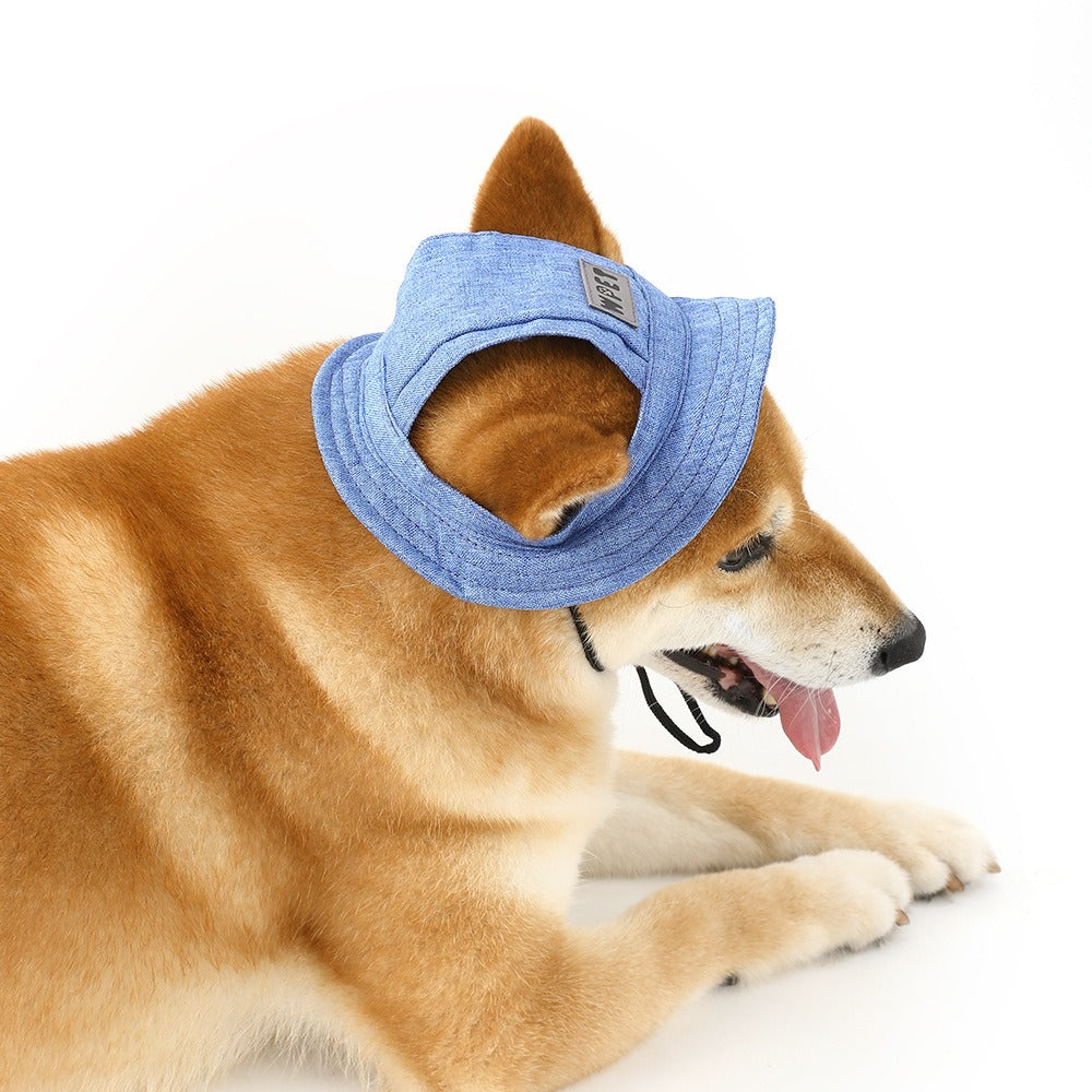 Denim Style Dog Hat