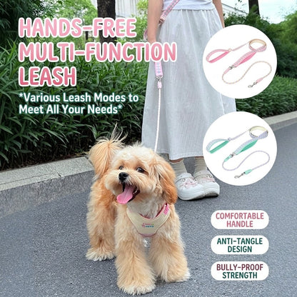 Reflective Hands-Free Dog Leash