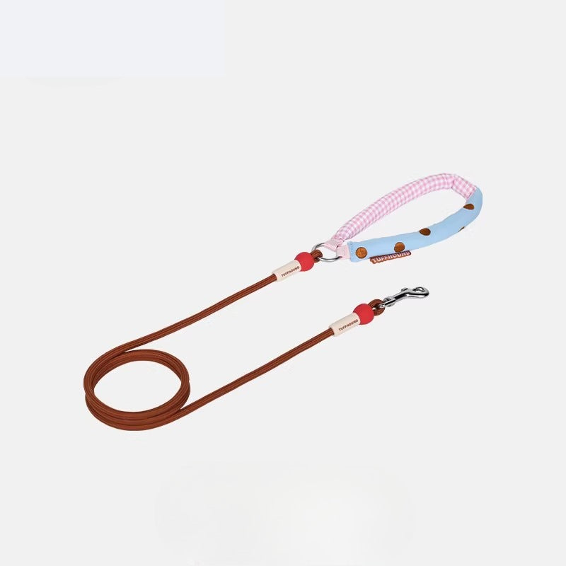 Retro Plaid Dog Leash