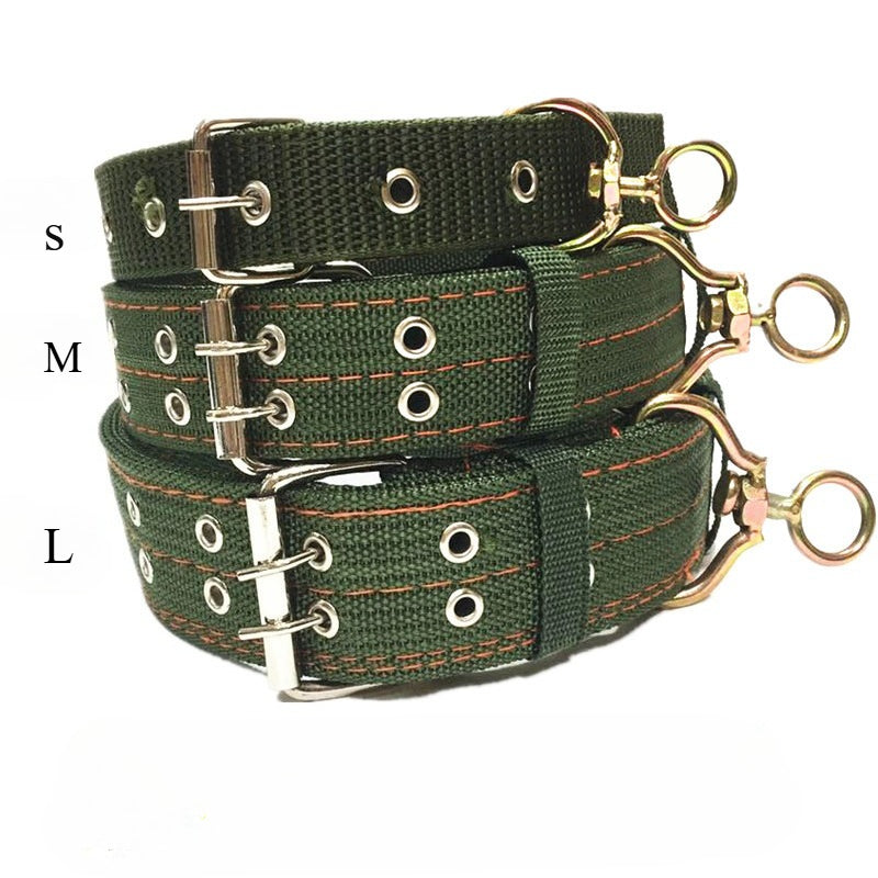 Heavy Duty Nylon Dog Collar for Dogs – Army Green